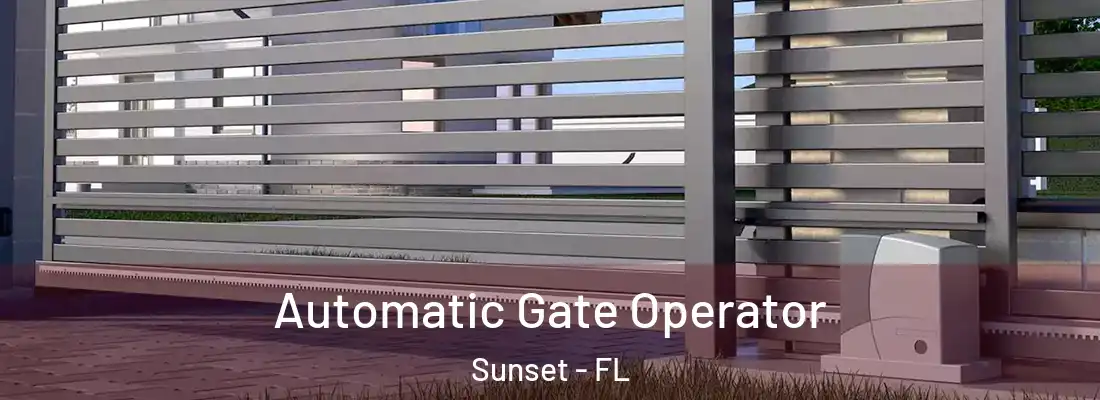 Automatic Gate Operator Sunset - FL