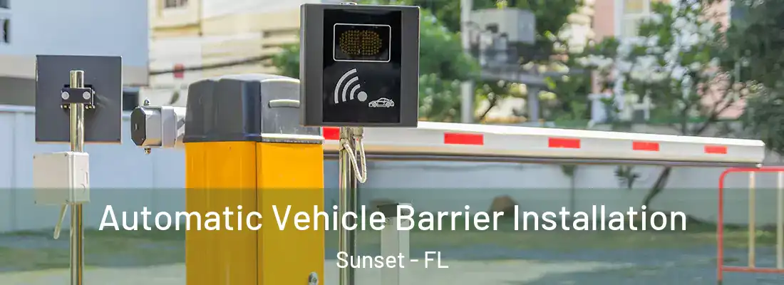 Automatic Vehicle Barrier Installation Sunset - FL
