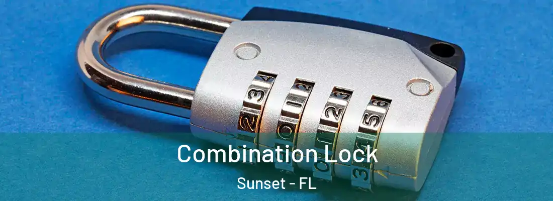  Combination Lock Sunset - FL